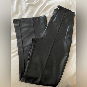 Abercrombie & Fitch, Curve Love Vegan Leather Flare Pants- Size Medium 🖤